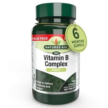 Vitality B-Complex by Nature’s Aid – 180 Tablets