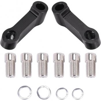 CNC Universal Aluminum 10mm Motorcycle Mirror Mount Riser Extender Spacer Extension Adapter Moto M10