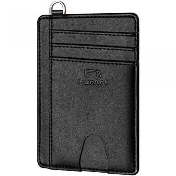 FurArt Kreditkarten Wallet, Minimalistisches Design, RFID Blockierung