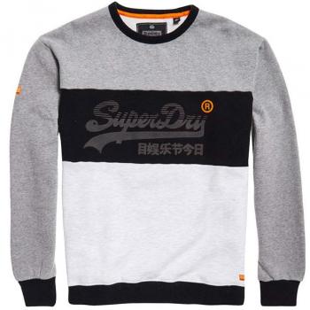 Superdry Herren Pullover M20002sr, Grau, Large (Blizzard Grey Marl)