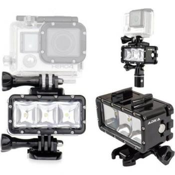 Underwater LED High-Power Flash Light for GoPro and Canon SLR Cameras