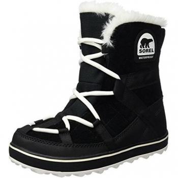Botas Sorel Glacy Explorer Shortie para Mujer, Talla 36.5 EU, Negro