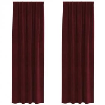 Tende Oscuranti 2 Pezzi Velluto Rosso