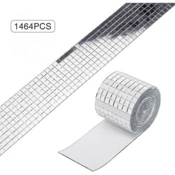 Self-Adhesive Mosaic Mirror Tiles