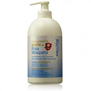 Loción Corporal Saluvital Rosa Mosqueta + Ácido Hialurónico 450 ml