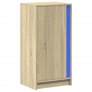 LED Sideboard Sonoma Oak 42.5x34x85 cm Engineered Wood
