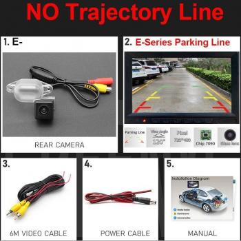 Rear View Backup Camera with Dynamic Trajectory for Nissan X-Trail T30 2001-2006