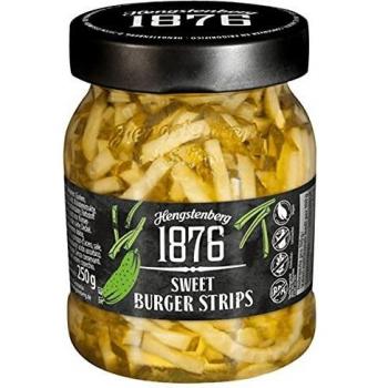 Gurkenstreifen Sweet Burger Stripes (Hengstenberg) – 250 ml