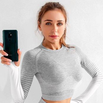 Camiseta Ajustada Lantech para Gimnasio y Yoga