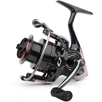 Cresta ProCarp Reel 3000 Unisex – Matte Black with Crimson Accent