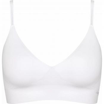 Sloggi 10207501-0003 Women's Triangle Bras and Bralettes in White – Sloggi Soft White Comfort Bralette