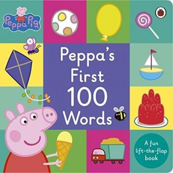Peppa Pig: Peppa's First 100 Words by Peppa Pig (Board Book 2016) New Book
