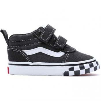 Vans Ward Mid V TD: Zapatilla Bebé en Gris y Blanco