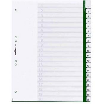 DURABLE Classeur en plastique 20 poches