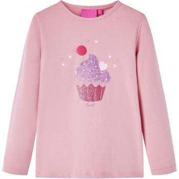 Kids' Light Pink Long Sleeve T-Shirt 92