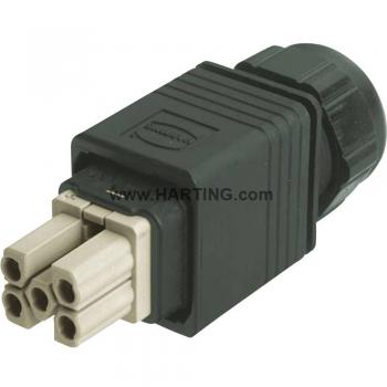 Inserto Han-Quick Lock® Femmina Power 5 + PE