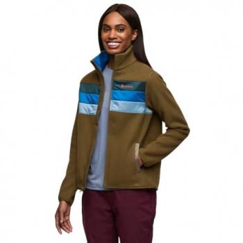 Pile Cotopaxi Teca Full Zip Kaki Donna