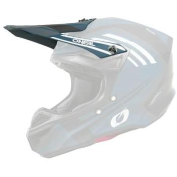 Visiera Oneal 5SRS Spike in Poliacrilato – Colori: Blu, Bianco, Turchese