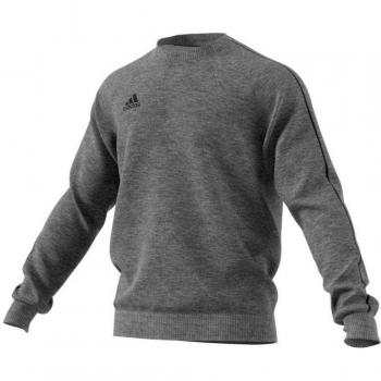 Adidas Originals Women's Core 18 Crewneck Sweatshirt in Dark Grey Heather/Black, Size S