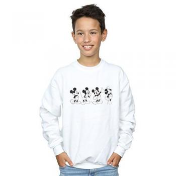 Disney Quattro Emozioni Felpa a Cappuccio Topolino 9-11 Bianco