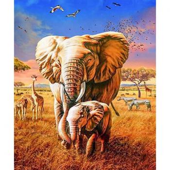 Strass Bébé Afrique 5D Peinture Décor