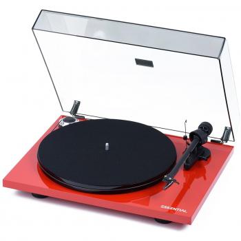 Pro‑Ject Essential III in rosso