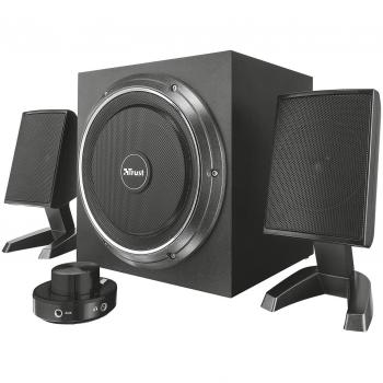 Trust Vesta 2.1 Speaker Set (Compatible with All Devices, AC Powered, Wired, Dimensions: 100 x 86 x 180 mm)
