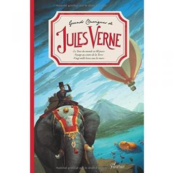 Grands classiques de Jules Verne : Le Tour du monde en 80 jours ; Voyage au centre de la Terre ; Vingt mille lieux sous les mers