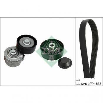 Kit cinghie Poly-V INA 529 0498 10 per Fiat, Alfa Romeo, Lancia