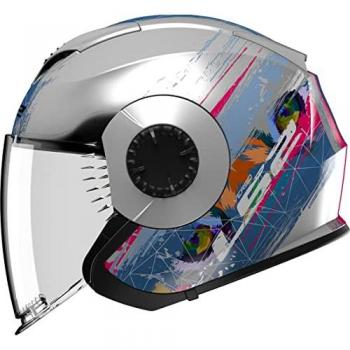 LS2 Casco Jet OF570 Verso Spring Mate Plateado-Azul