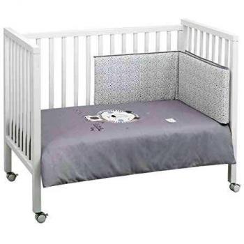 Colcha para Cuna 2 Piezas Leão Gris 60x120 cm