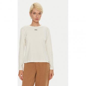 BOSS Damen Langarmshirt, Rundhalsausschnitt, Größe M