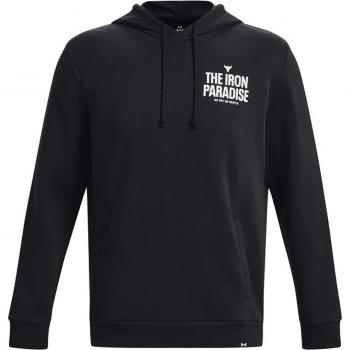 Under Armour Herren Hoodie Project Rock Rival Fleece schwarz Größe S 1380107