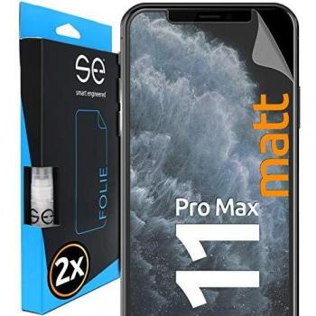 IPhone 11 Pro Max 3D Entspiegelter Displayschutz – 2 Stück