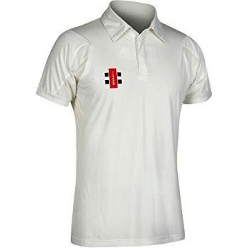Gray Nicolls Velocity Cricket Jersey (Long Sleeve) – Senior, White, L