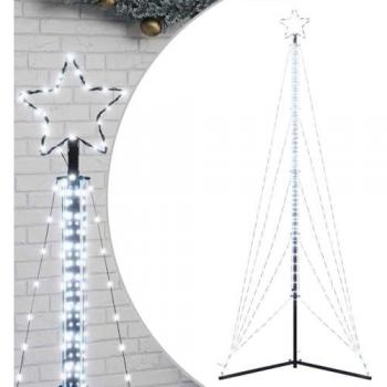 Lumière de Noël extérieure 525 LED, guirlande blanche froide