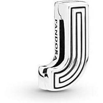Charm Pandora Letra J en Plata Fina