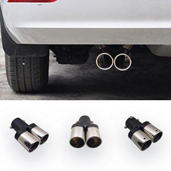 Car Rear Round Dual Silencer
