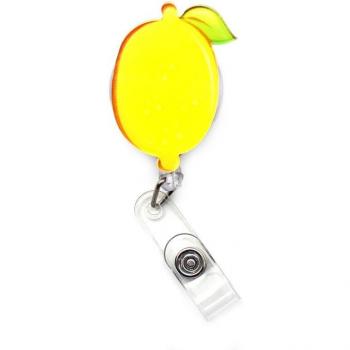 Strawberry Design Retractable Badge Holder