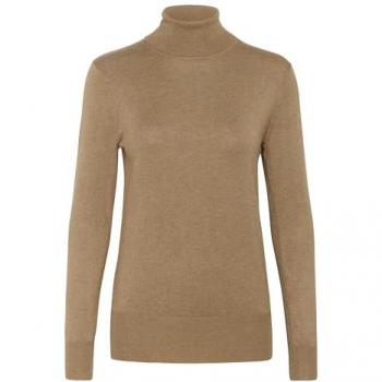 Pull col roulé Femme KAFFE Astrid – Noir