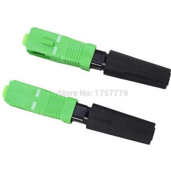 100PCS SC APC Quick Fiber Connectors