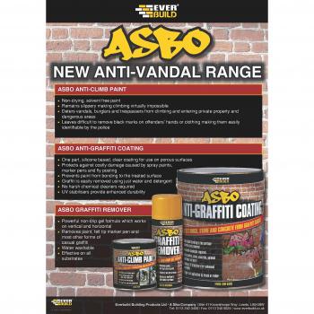 Clear 5L Asbo Anti-Graffiti Coating by Everbuild
