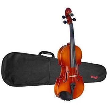 Stagg 22369 : Violon 1/2 en érable, étui souple standard