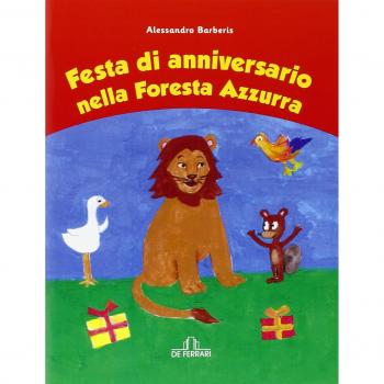 Festa di anniversario nella foresta azzurra