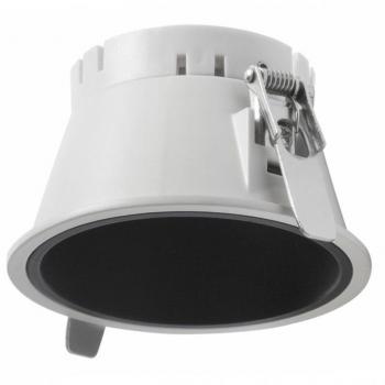 Techo Redondo Indeluz Nok4 D04H-827-01 blanco‑negro