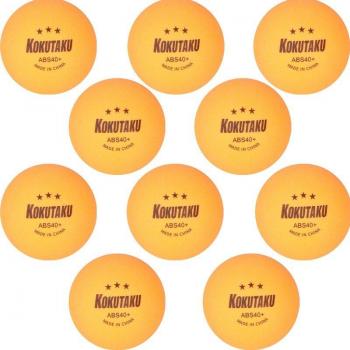 Professional Quality 3-Star Ping Pong Balls 40+ ABS for Training (10/30/100 Count)