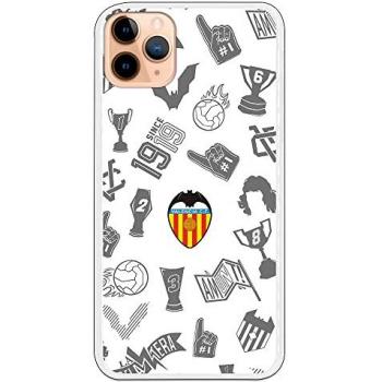 Funda iPhone 11 Pro Max Valencia CF Gris Escudo