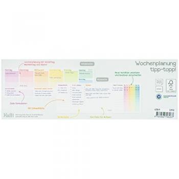 Trendstuff Block lang Rainbow Wochenplan