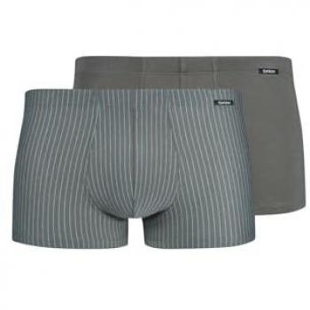 Skiny Herren Unterwäsche Doppelpack Gunmetal