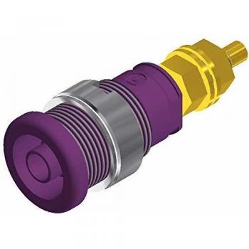 SKS Hirschmann SEB 2600 G M4 Safety jack socket Socket, vertical vertical Pin diameter: 4 mm Violet 1 pc(s)